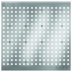 Grille perforée ACO Profiline, rehausse de toit en acier inoxydable pour drainage de façade disponible en différents dimensions