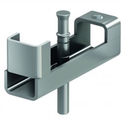 Rail de montage ACO cour anglaise étanche à l'eau sous pression supplémentaire en acier inoxydable, argent