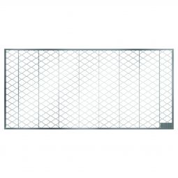 Grille en métal déployé ACO rehausse différentes tailles, 4 côtés acier galvanisé
