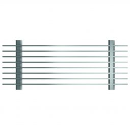 Grille à barres longitudinales ACO pour caisson de ventilation en acier inoxydable différents modèles, acier galvanisé