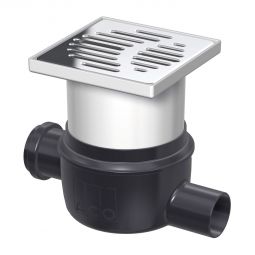  Siphon de douche kit complet, ACO Easyflow sortie latéral Évacuation de douche 150x150, différents diamètres au choix