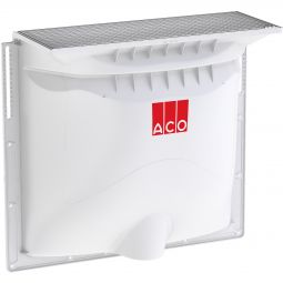 Kit complet de puits de lumière ACO Therm® profondeur 400 mm avec caillebotis maille 30/30, praticable Corps de puits de lumière, grille & kit de montage