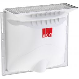 Kit complet de cour anglaise ACO Therm® profondeur 400 mm, caillebotis maille 30/30, praticable Corps de puits de lumière, grille & kit de montage