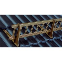 Kit de système pare-neige Heuel TopBoard cuivré cuivré rouge uni rouge cuivre tuile, pour tuiles en terre cuite/tuiles en béton