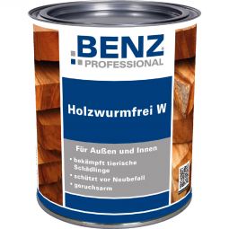 Anti-insectes bois W incolore BENZ PROFESSIONAL pour l'intérieur et l'extérieur