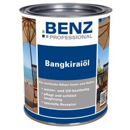 Huile terrasse produit de protection du bois BENZ PROFESSIONAL plusieurs couleurs, 0,75L à 2,5L