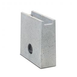 Bac de collecte linéaire BIRCOplus Canal de drainage NW100, raccordement unilatéral ou bilatéral, avec seau à boues et siphon anti-odeurs, manchon KG DN 100