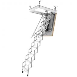 Escalier escamotable isolé DOLLE Elektro-Top, valeur U 1,20 Échelle de grenier ciseaux en acier