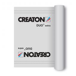 Écran de sous-toiture CREATON DUO extra Membrane de toiture 50x1,5m, autocollant
