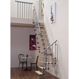 Escalier compact Minka JOKER 700 hêtre installation flexible, hauteur entre étages max. 304 cm