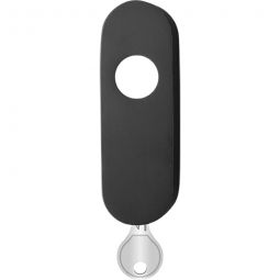 Rosace de poignée de fenêtre Karcher EAR400, verrouillable, Kosmos noir pour l'adaptation ultérieure de toutes les poignées de fenêtre Karcher Design, avec certification RC 2