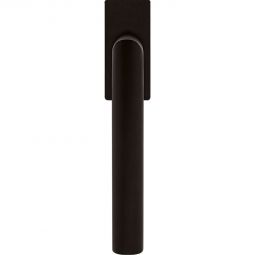 Poignée de fenêtre Karcher Rhodos EF284Q Cosmos noir Forme de rosette rectangulaire, oscillo-battant avec crantage 4 positions