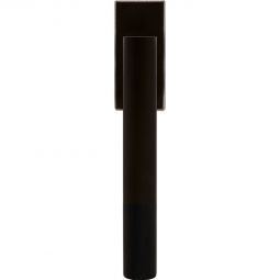 Poignée de fenêtre Karcher Madeira EF454Q Cosmos noir Rosace de forme rectangulaire, oscillo-battant à 4 crans