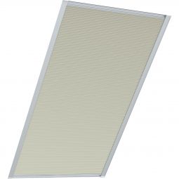 Store plissé Roto points-bleu-foncé 5-F81 configurable à partir de la plaque d'immatriculation de votre fenêtre
