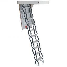 Escalier escamotable acier en ciseaux Minka ELEGANCE Échelle de grenier dispionbile en différentes tailles