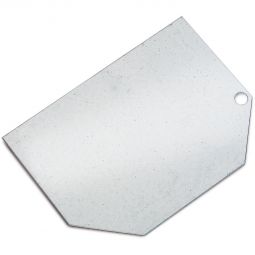Pièce final pour caniveau d'évacuation BIRCOsir 100  différentes variantes, disque terminal galvanisé compatible avec les caniveaux BIRCOsir 100