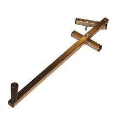 Outil de pose ferax pour lames de terrasse, carré inox compatible avec des lambourdes d’une longueur 40 - 100 mm