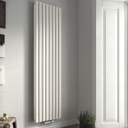 Ximax Radiateur Fortuna Duplex Raccordement Central Blanc RAL 9003 Double couche, en acier inoxydable laminé à froid et revêtu par poudre, adapté à tous les systèmes de chauffage central courants