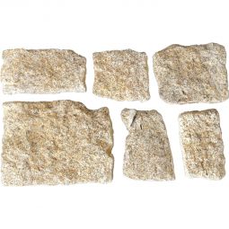 Orsol Parement Granit vieilli Ton beige Parement avec texture grenue et aspect brut Ton beige