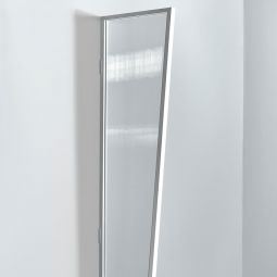 Paroi latéral d'auvent de porte blanc, gutta B2, plaque alvéolaire Cadre en aluminium avec plaque alvéolaire transparente, 45x60x175cm




















































