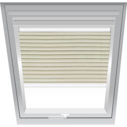 Store vénitien Roto beige clair 1-J02 configurable à partir de la plaque d'immatriculation de votre fenêtre