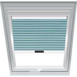 Store vénitien Roto gris clair 1-J04 configurable à partir de la plaque d'immatriculation de votre fenêtre