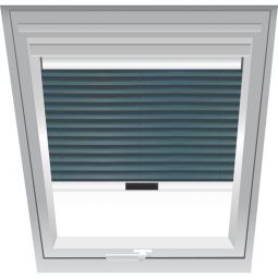 Store vénitien Roto bleu foncé 1-J05 configurable à partir de la plaque d'immatriculation de votre fenêtre