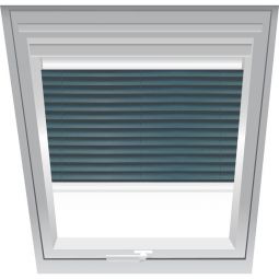 Store vénitien Roto bleu foncé 1-J05 configurable à partir de la plaque d'immatriculation de votre fenêtre