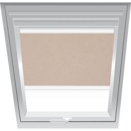 Store pare-vue Roto marronbeige 1-R04 configurable à partir de la plaque d'immatriculation de votre fenêtre