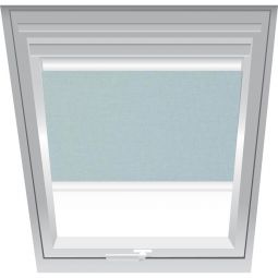 Store pare-vue Roto gris clair 1-R05 configurable à partir de la plaque d'immatriculation de votre fenêtre
