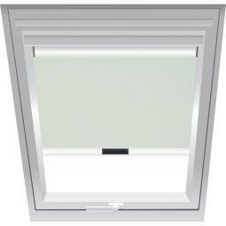 Store occultant Roto ZRV beige clair 1-V02 configurable à partir de la plaque d'immatriculation de votre fenêtre
