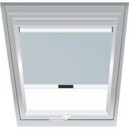 Store occultant Roto ZRV gris clair 1-V05 configurable à partir de la plaque d'immatriculation de votre fenêtre