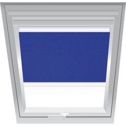 Store pare-vue Roto bleu nuit 2-R22 configurable à partir de la plaque d'immatriculation de votre fenêtre