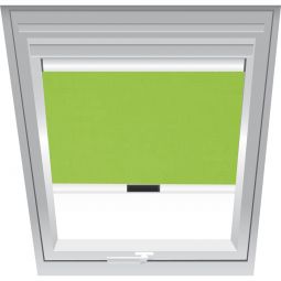 Store pare-vue Roto vert pomme 2-R25 configurable à partir de la plaque d'immatriculation de votre fenêtre