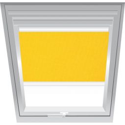 Store pare-vue Roto jaune 2-R26 configurable à partir de la plaque d'immatriculation de votre fenêtre