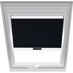 Store pare-vue Roto noir 2-R32 configurable à partir de la plaque d'immatriculation de votre fenêtre