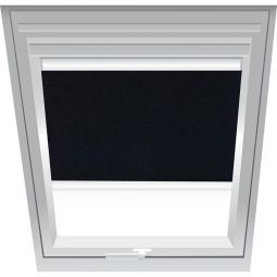 Store pare-vue Roto noir 2-R32 configurable à partir de la plaque d'immatriculation de votre fenêtre