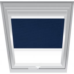 Store occultant Roto ZRV bleu nuit 2-V22 configurable à partir de la plaque d'immatriculation de votre fenêtre