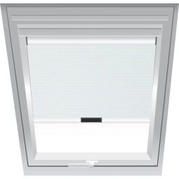 Store pare-vue Roto ligne-blanc 3-R58 configurable à partir de la plaque d'immatriculation de votre fenêtre