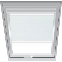 Store pare-vue Roto ligne-blanc 3-R58 configurable à partir de la plaque d'immatriculation de votre fenêtre