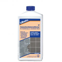 Décapant voile de ciment Lithofin KF produit de nettoyage 1 L pour les carreaux en céramique, le grès cérame et la mosaïque