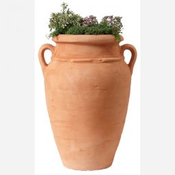 Pot de fleur amphore antik terracotta GARANTIA hauteur 80 cm, diamètre 52 cm
