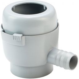 Collecteur d'eau GRAF Mini DN 50-60 gris sortie latérale, diamètre 25 mm