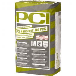 Mortier de réparation haute résistance PCI Nanocret R4 PCC gris Sac de 25 kg, pour éléments en béton