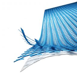 Natte de désolidarisation BLANKE PERMAT 97x62 cm support armé 0,6 m², faible épaisseur, effet désolidarisant et pontage des fissures