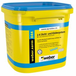 Système de désolidarisation et de collage weber.xerm 844 étanchéité et désolidarisation en une seule opération