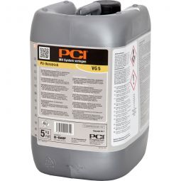 Primer polyuréthane haute performance PCI VG 5 PU brun Bidon de 5 kg, pour l'apprêt sur supports avec résidus de colle existants