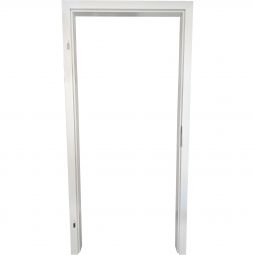 Huisserie Kilsgaard Type 4 Basic, chambranle de porte bois laqué blanc couleur porte semblable RAL 9010, convient pour les portes intérieures Kilsgaard (Typ 17/04 / 17/14 / 42/00 / 42/LA)