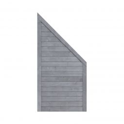 Panneau brise-vue bois, TraumGarten NEO gris, raccordement 89x178cm sur 89cm