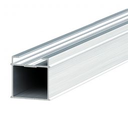 Rail de base aluminium ferax Terrassenmeister sous-structure terrasse brut 2,4 m système en aluminium, 240x5,4x5cm, 10 pièces